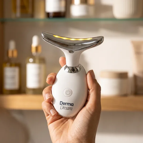 Turning on the MyoGlow device