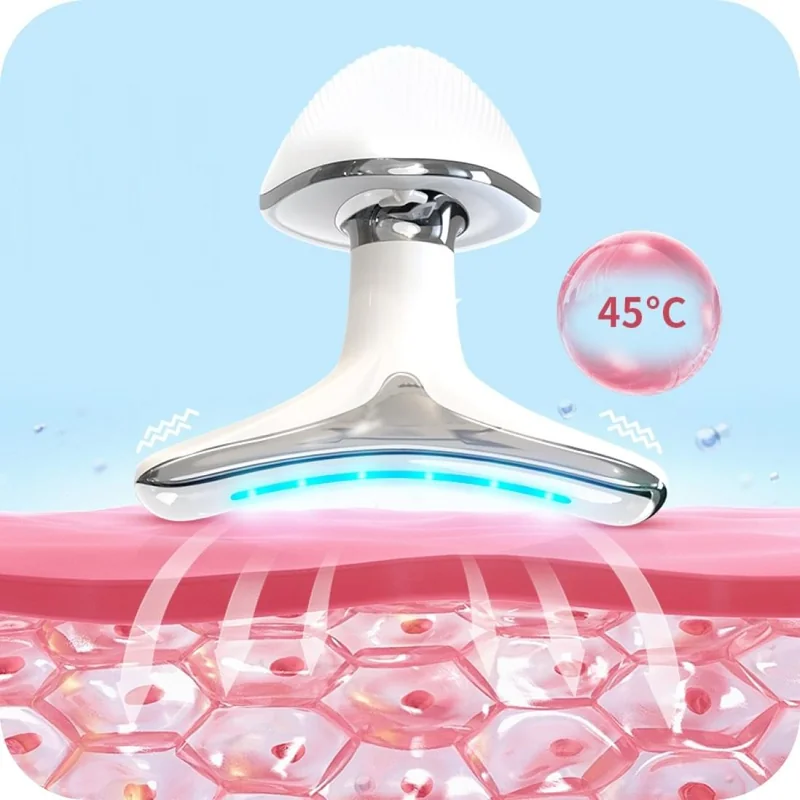 MyoGlow TriFusion technology: red light and gentle warmth working on the skin